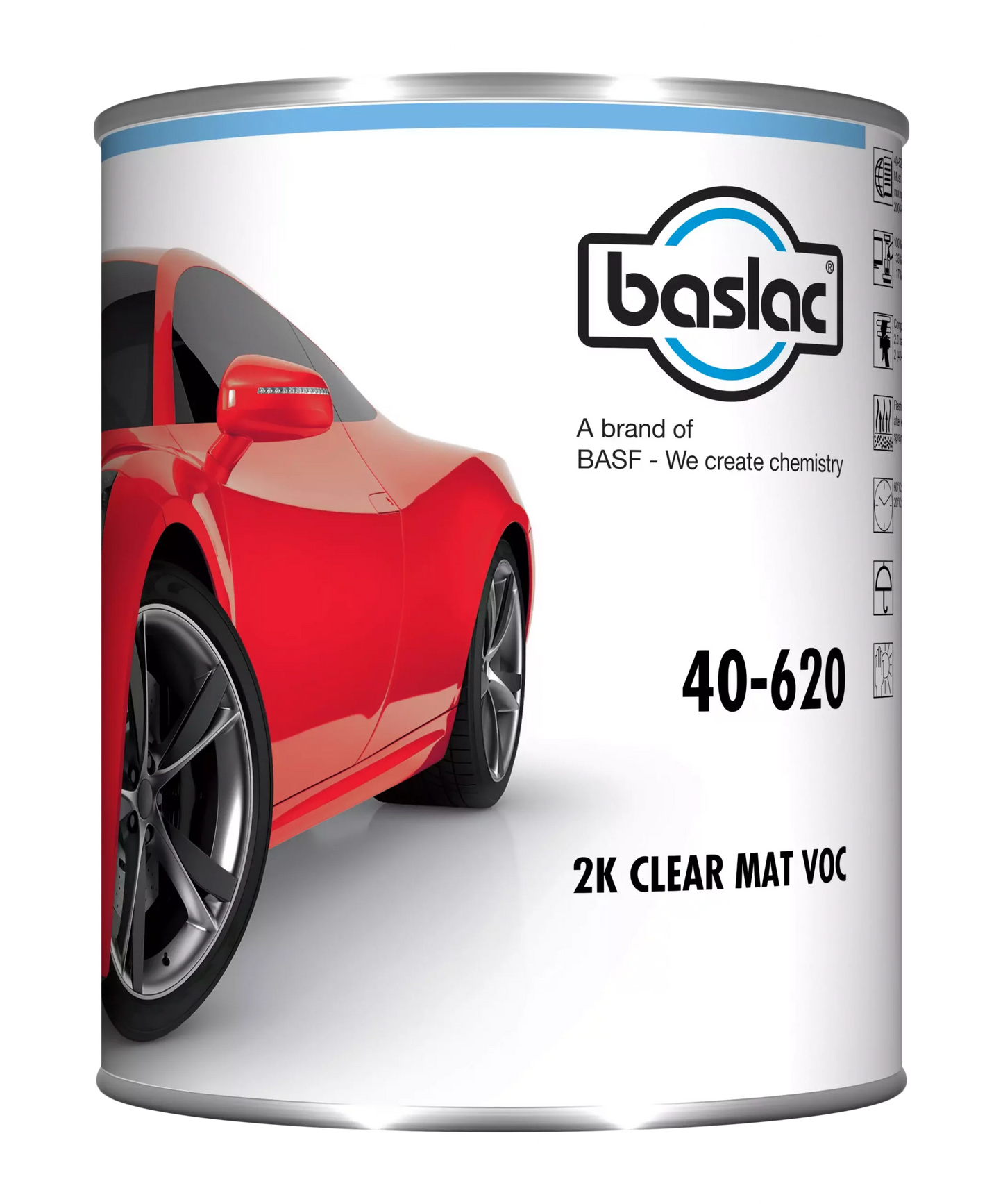 Verniz Baslac 2K MAT 40-620 0,75L
