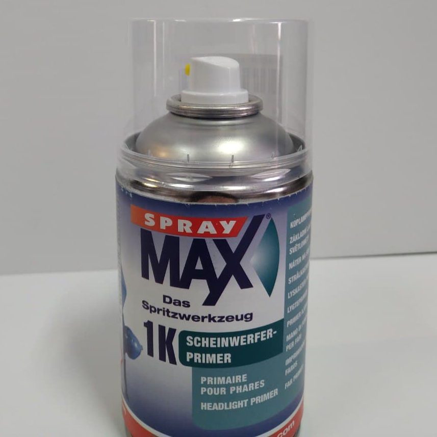 PROMOTOR TRANSPARENTE 1K P/FARÓIS SPRAY MAX 250ml