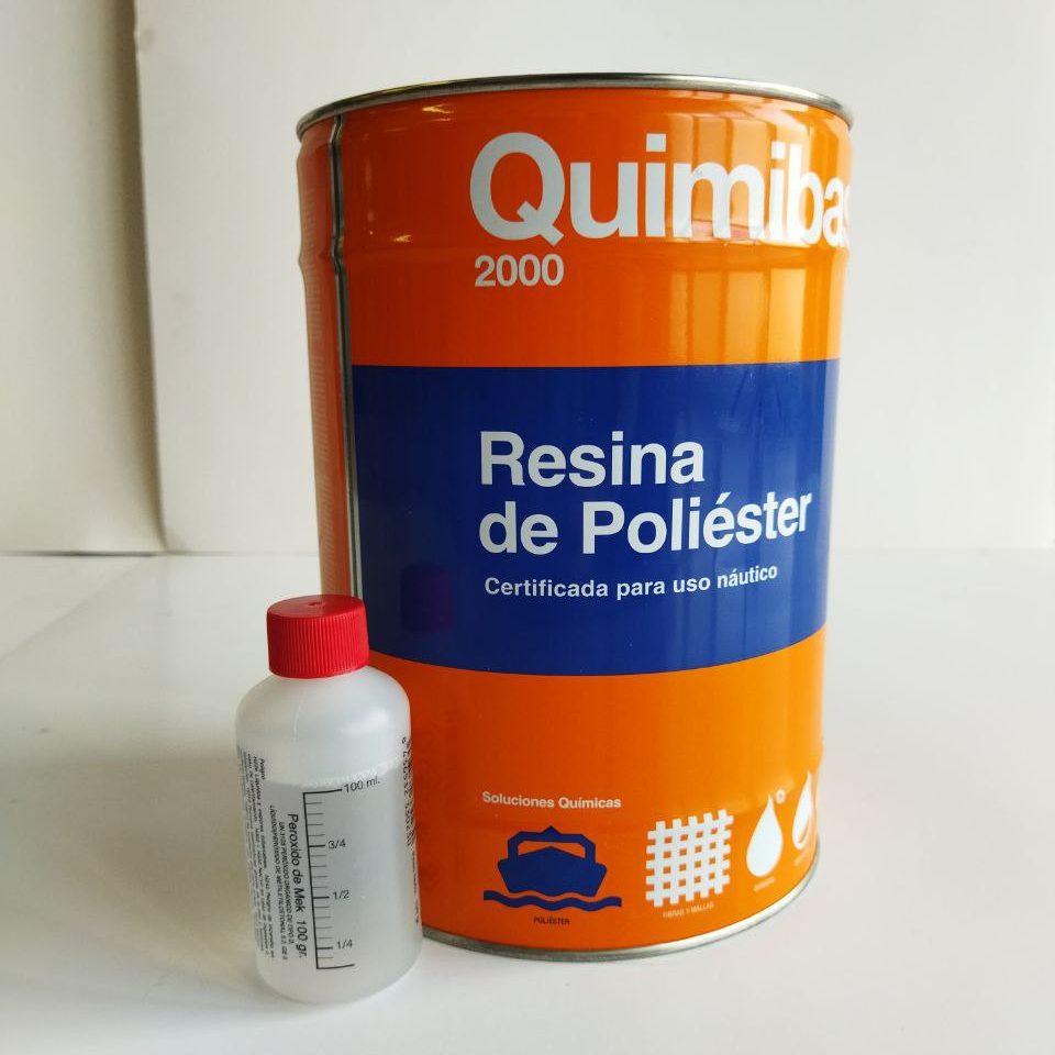 RESINA POLIESTER 5KG + ENDURECEDOR ZAPHIRO