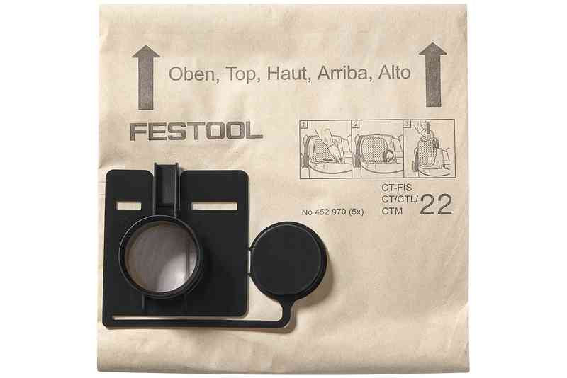 SACOS ASPIRACAO PAPEL FESTOOL CT 33