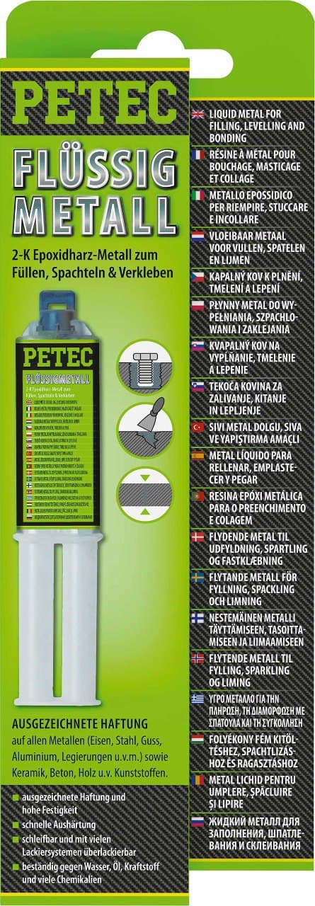 COLA PETEC Metal Líquido Epoxy