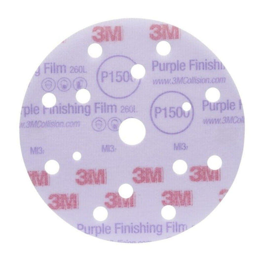 DISCOS HOOKIT PURPURA 3M 260L