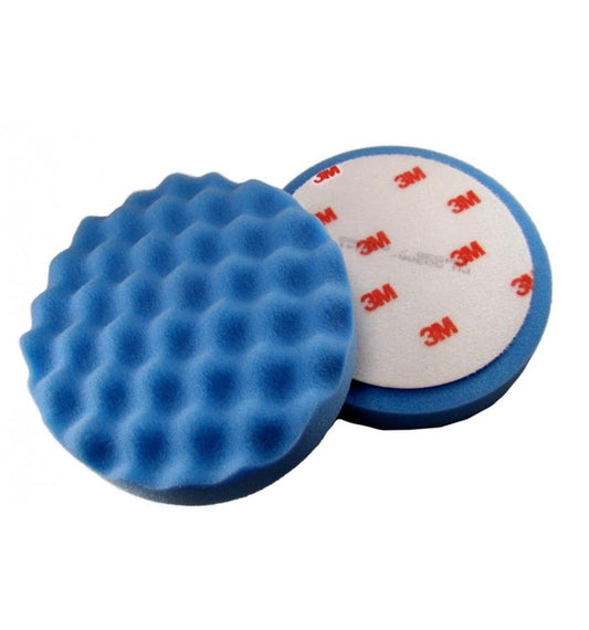 ESPONJA POLIR ALTO BRILHO 150mm AZUL 3M