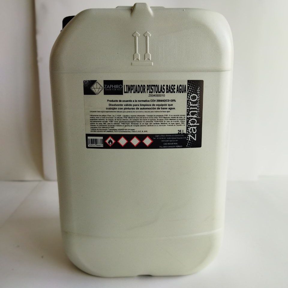LIMPADOR PISTOLAS BASE ÁGUA 25L ZAPHIRO