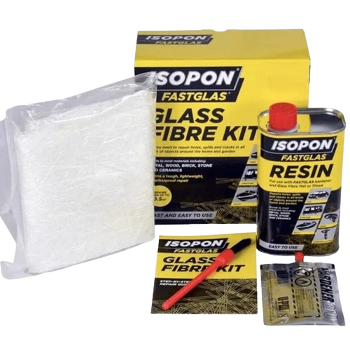 KIT FIBRA VIDRO FASTGLAS ISOPON