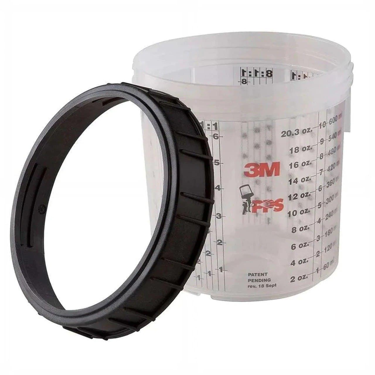 COPO RIGIDO PPS ARGOLA APERTO 400ml, 600ml e 800ml.